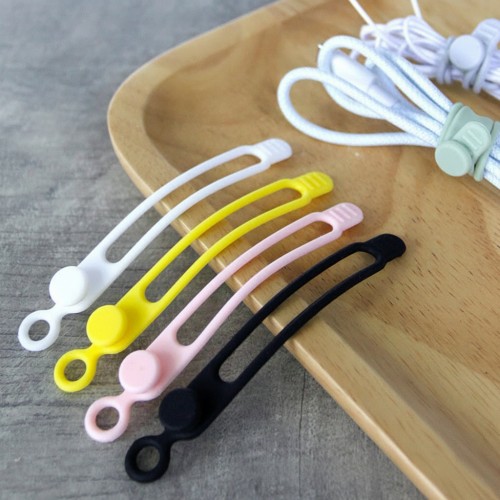 【矽膠理線器】電線收納整理紮帶 多色可選 數據線/耳機線/家電線材整理