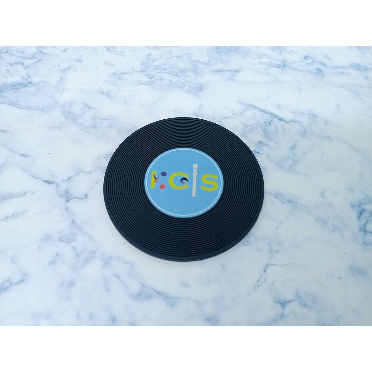 【客製化】復古黑膠唱片造型杯墊 選舉小物禮品【1000個可印刷Logo】 客戶實拍案例 4