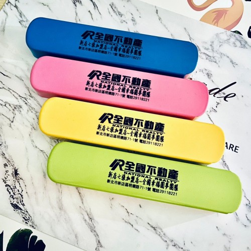 【客製化餐具】糖果色時尚環保餐具組【500個可印刷Logo】