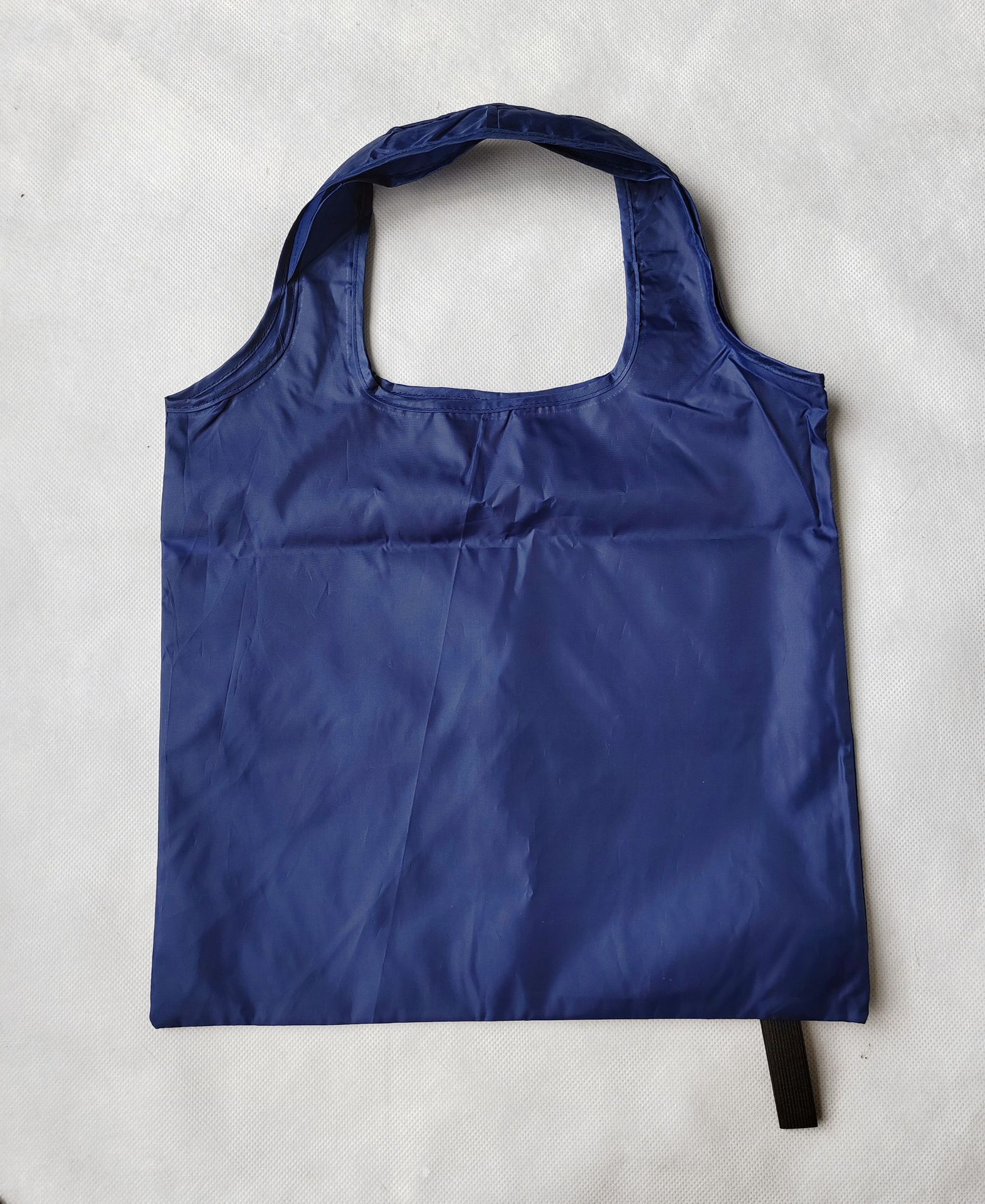 環保購物手提袋 鬆緊帶收納 可折疊便攜買菜折疊包 大容量滌淪布購物袋