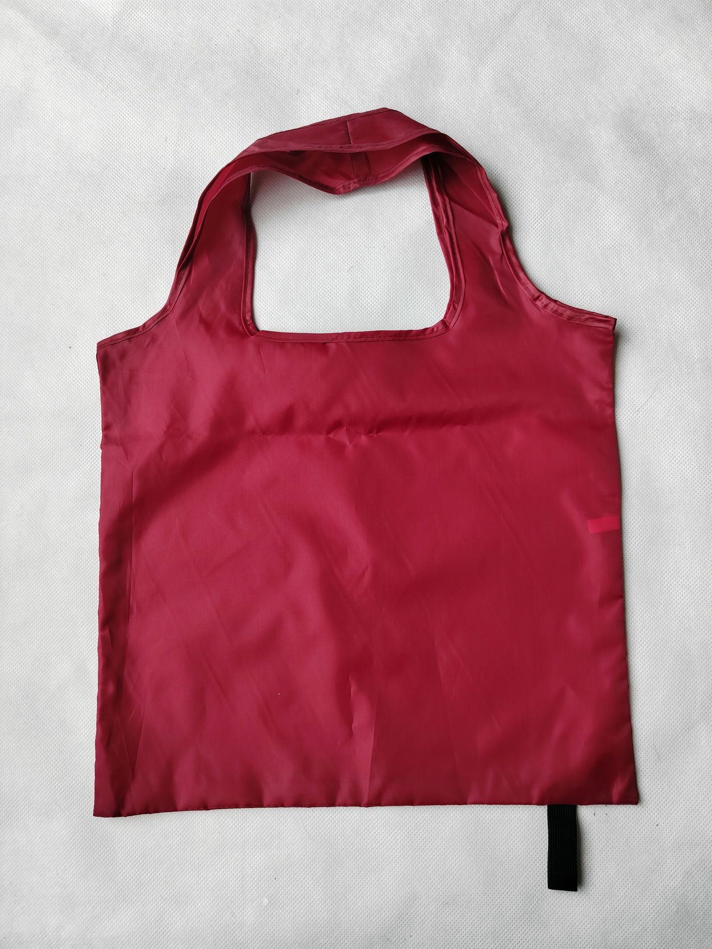 環保購物手提袋 鬆緊帶收納 可折疊便攜買菜折疊包 大容量滌淪布購物袋